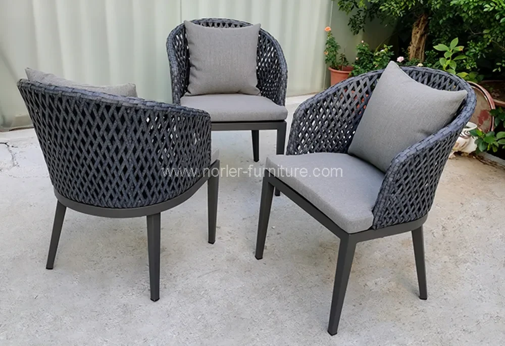 Aluminum Outdoor Furniture Sets Restaurant Tables and Chairs