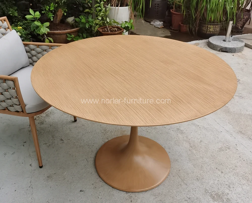 Outdoor Aluminum Rope Weaving Dining Set