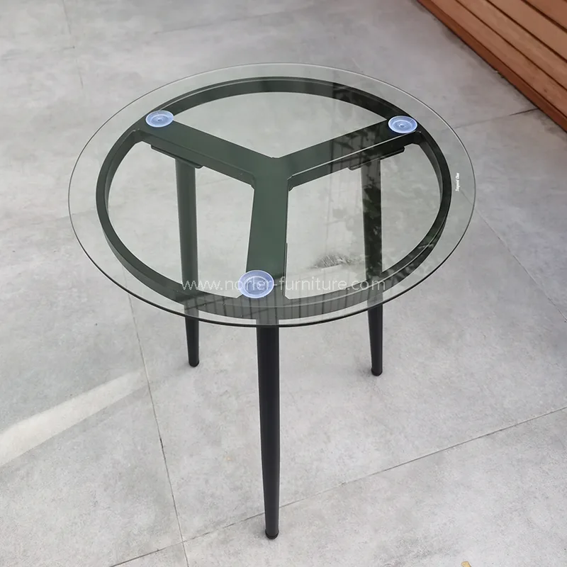 Outdoor Weather-resistant Courtyard Aluminum Balcony Set
