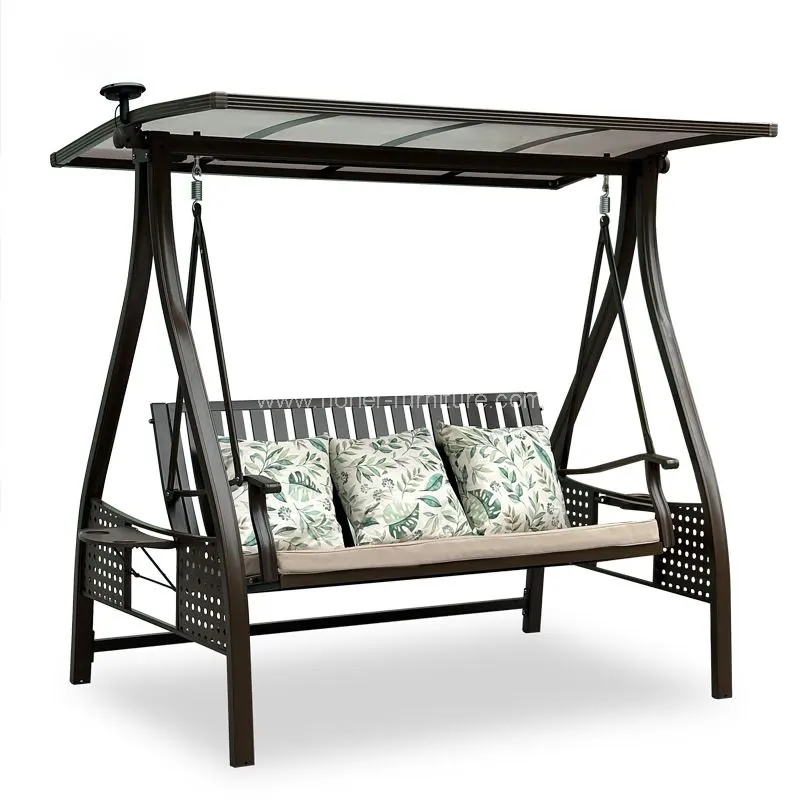 Отворени алуминијум замах са соларним светлима